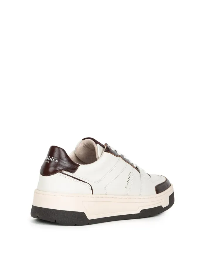 Miley Off White and Irish Coffee Women Bobbies Sneakers