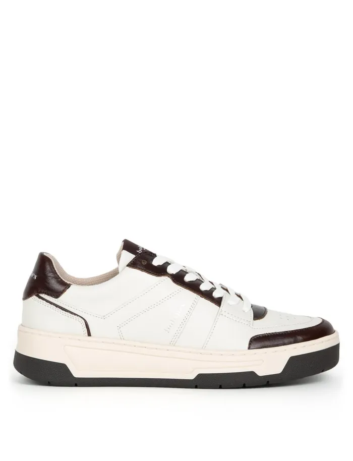 Miley Off White and Irish Coffee Women Bobbies Sneakers