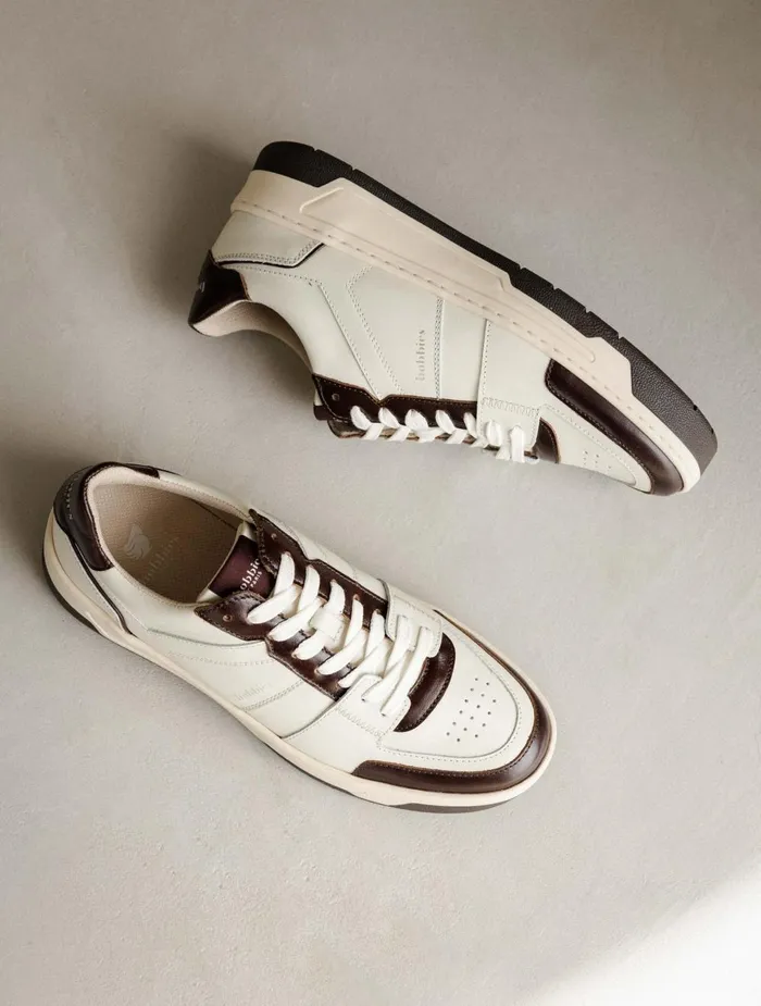 Miley Off White and Irish Coffee Women Bobbies Sneakers