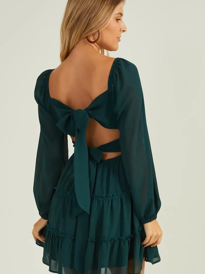 Miley Ruffle Tiered Dress Hunter Women Altar039d State Casual