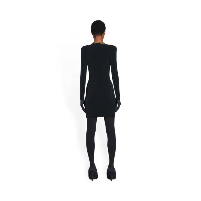 Mini Dress In Black Women Balenciaga Dresses and Skirts