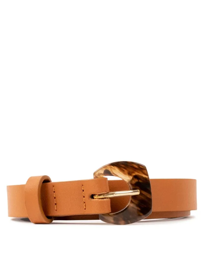 Mogliano Amber Camel Women Bobbies Belts