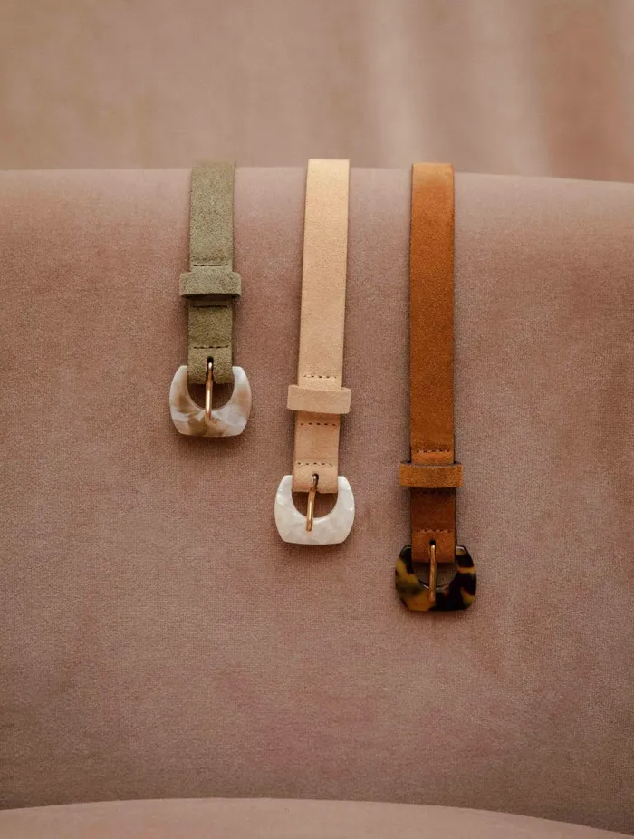 Mogliano Sand Women Bobbies Belts