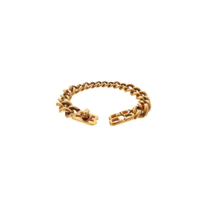 Monaco Chain Bracelet In Antique Gold WomenMen Balenciaga Jewelry