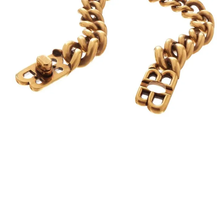 Monaco Chain Bracelet In Antique Gold WomenMen Balenciaga Jewelry