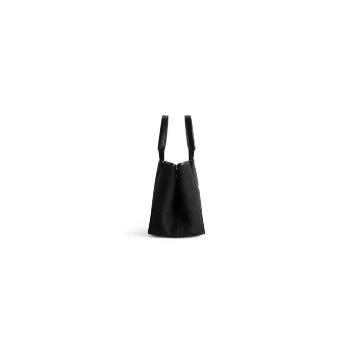 Navy Small Cabas In Black Women Balenciaga Tote Bags