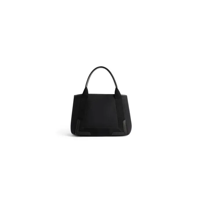 Navy Small Cabas In Black Women Balenciaga Tote Bags