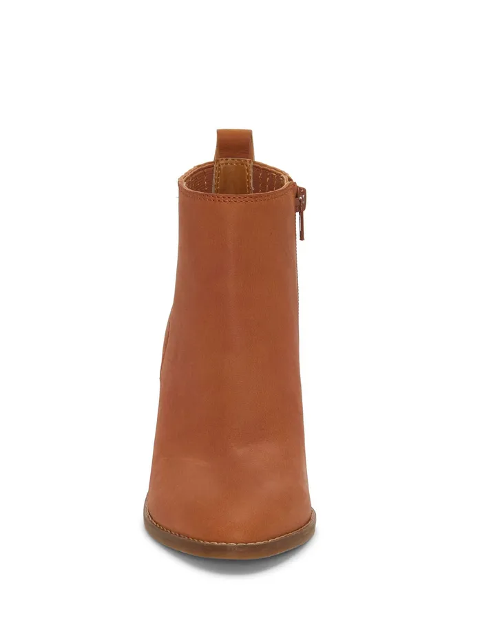 Nesley Leather Bootie Dark Brown Shoes Lucky Brand Women