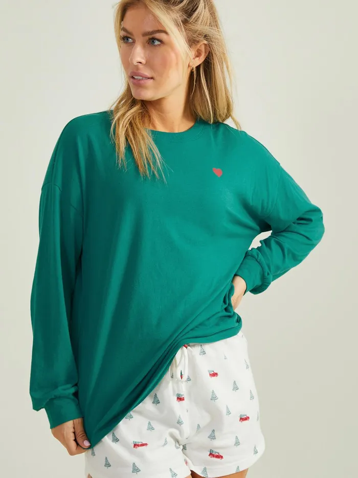 Nice List Lounge Top Green Women Altar039d State Sleep Lounge