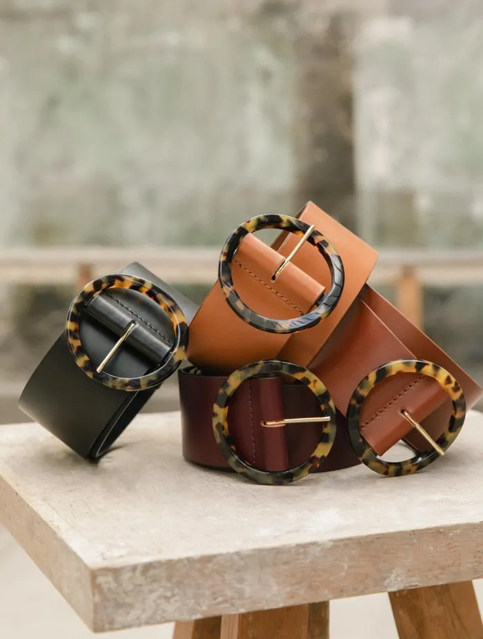Oia Tenebrae Black Women Bobbies Belts