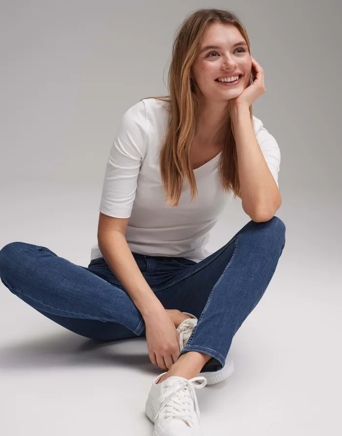 OPUS Shirts Damen Shirt SERTA Slim aus Jersey