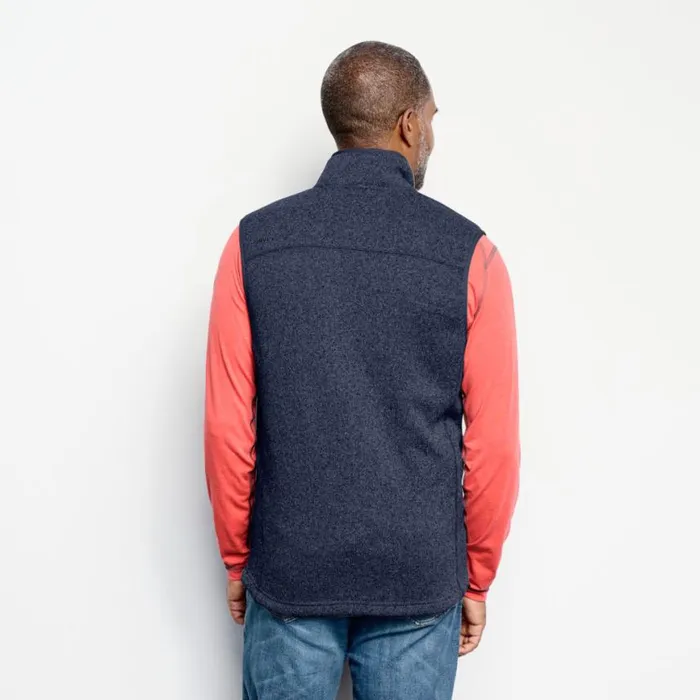 Orvis Fleece Men R65 Sweater Fleece Vest Ink