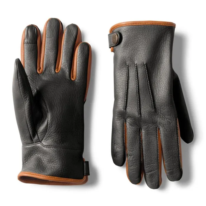 Orvis Gloves and Mittens Women Wos Dorset CashmereLined Leather Driving Gloves Black