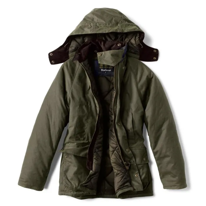 Orvis Jackets Men Barbour Winter Bedale Wax Jacket Sage