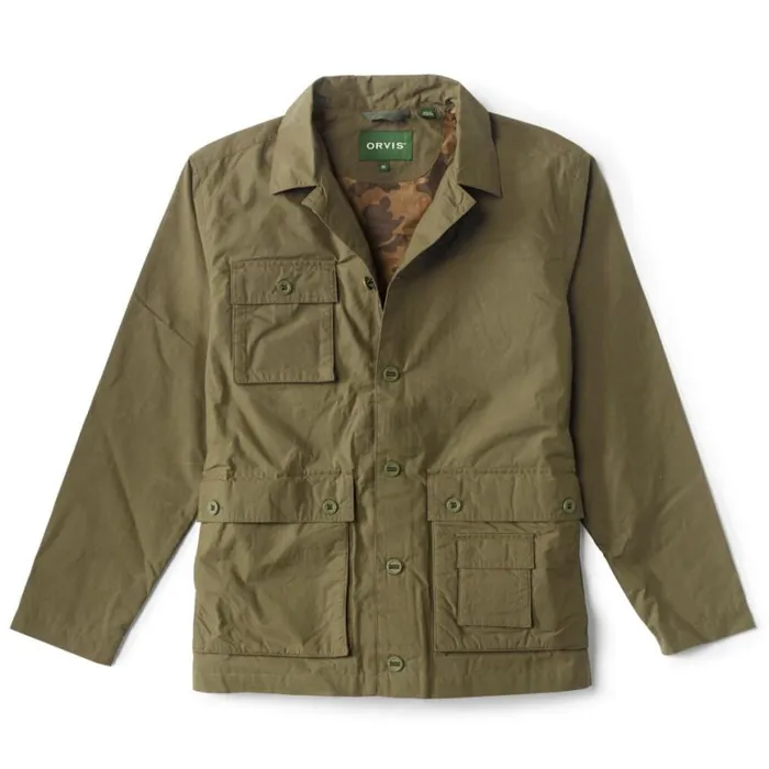 Orvis Jackets Men Belhaven Dry Waxed Worker Jacket Mossgreen