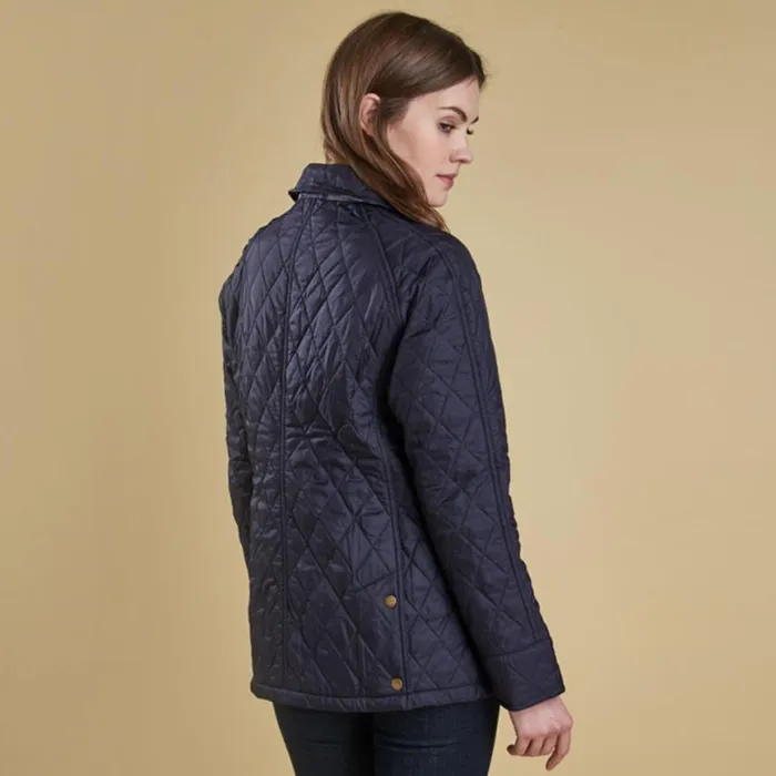 Orvis Jackets Women Barbour Summer Beadnell Quilted Jacket Navy