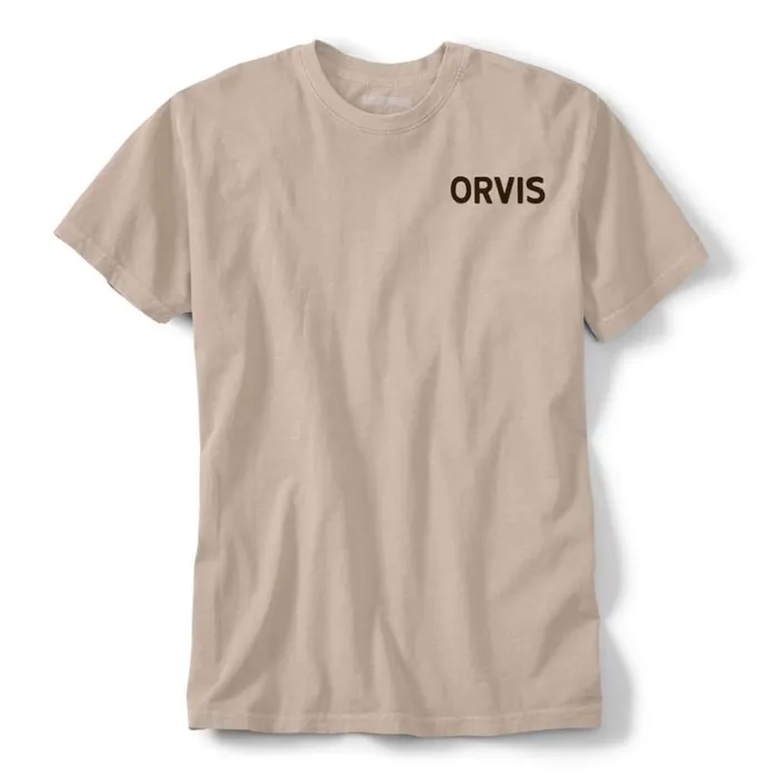 Orvis Shirts Men In Flight TShirt Sand