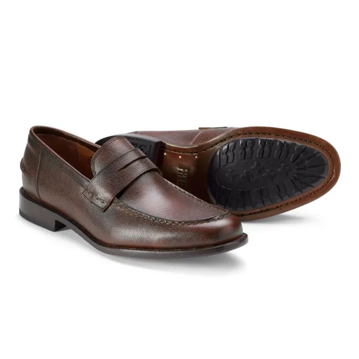 Orvis Shoes Men Frye Tyler Penny Loafers Whiskey