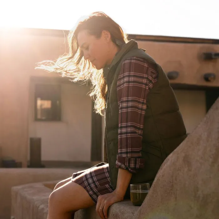 Orvis Skirts and Dresses Women Lodge Flannel Shirt Dress Redwood