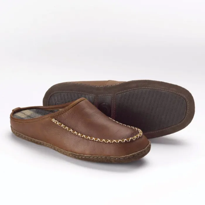 Orvis Slippers Men Lodge SlipOn Mocs Saddle