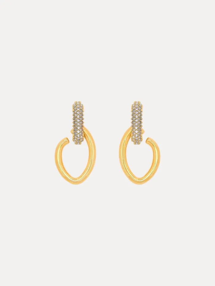Oscar De La Renta Earrings Pav O Drop Earrings Crystal 8211 Women