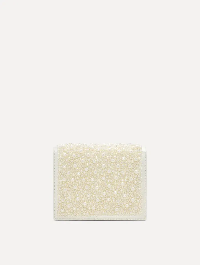 Oscar De La Renta Handbags Pearl Embroidered Mini TRO Bag Pearl 8211 Women Oscar De La Renta Handbags Pearl Embroidered Mini TRO Bag Pearl 8211 Women