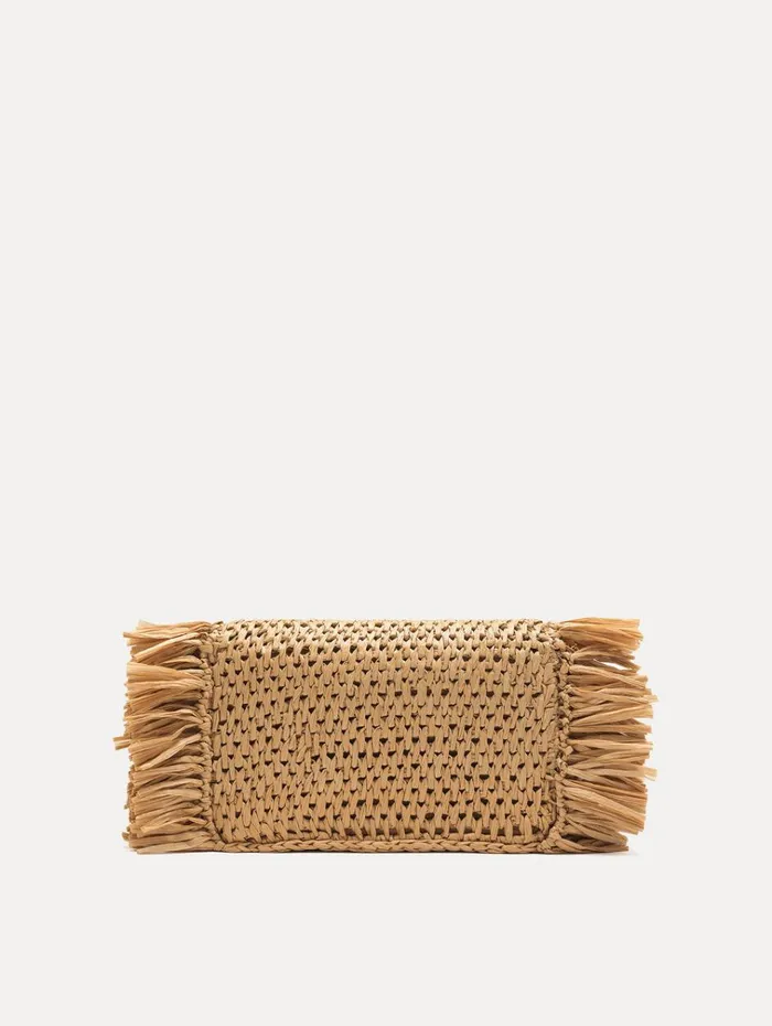 Oscar De La Renta Handbags Raffia Fringe TRO Bag Natural 8211 Women Oscar De La Renta Handbags Raffia Fringe TRO Bag Natural 8211 Women