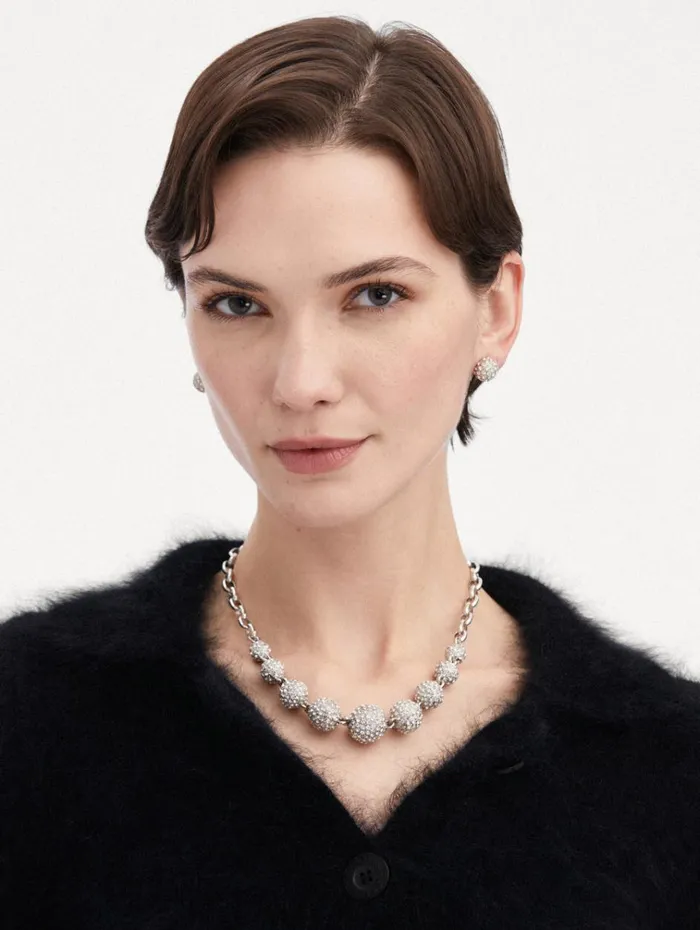 Oscar De La Renta Necklaces Crystal Sphere Necklace Crystal 8211 Women Oscar De La Renta Necklaces Crystal Sphere Necklace Crystal 8211 Women