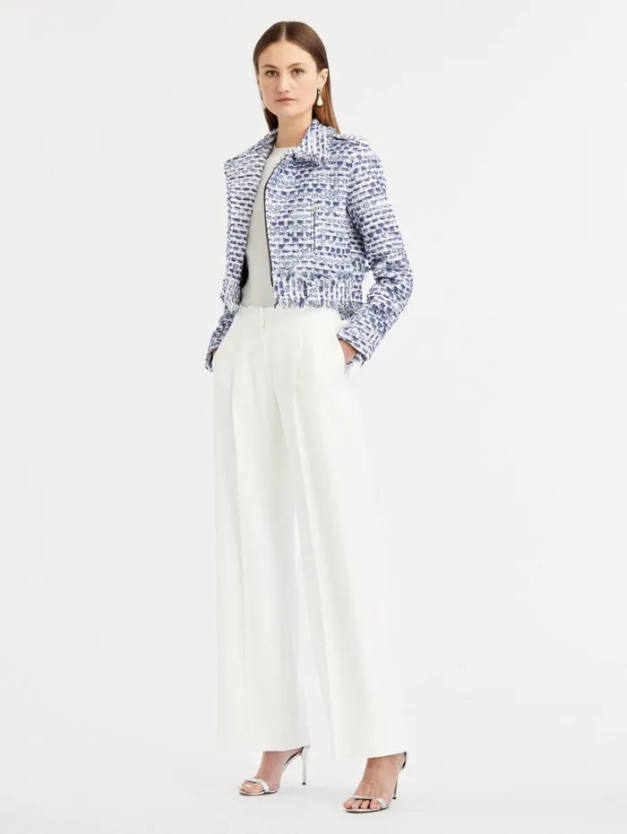 Oscar De La Renta Pants and Skirts High Waisted Wide Leg Pant Ivory 8211 Women Oscar De La Renta Pants and Skirts High Waisted Wide Leg Pant Ivory 8211 Women