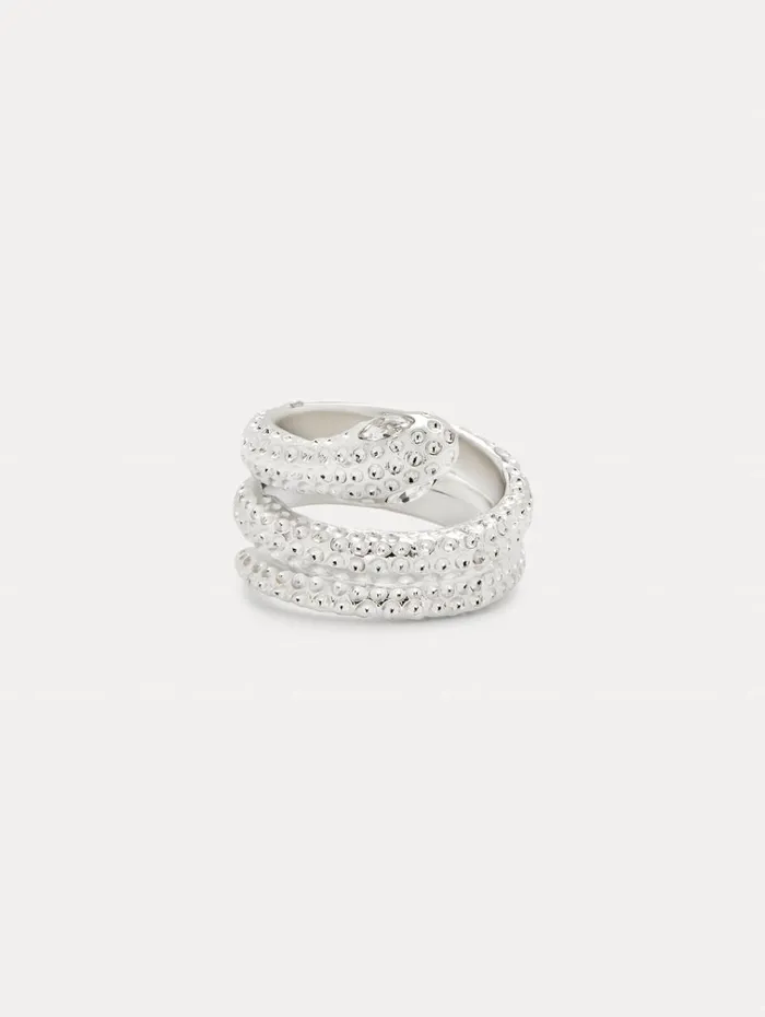 Oscar De La Renta Rings Crystal Snake Ring Silver 8211 Women Oscar De La Renta Rings Crystal Snake Ring Silver 8211 Women