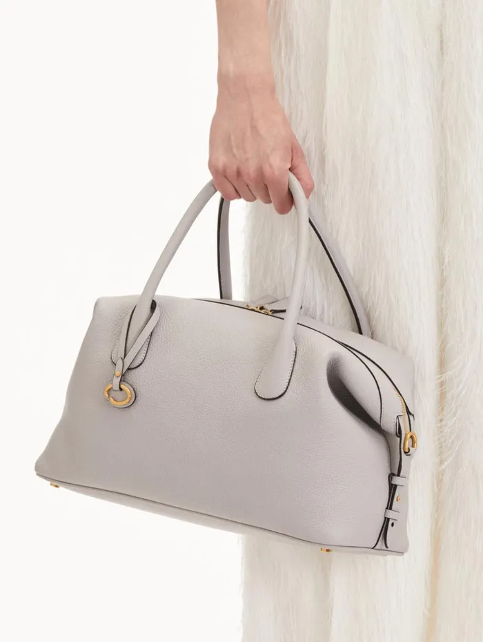 Oscar De La Renta Signature Handbags The Dahlia Grigio Perla 8211 Women Oscar De La Renta Signature Handbags The Dahlia Grigio Perla 8211 Women