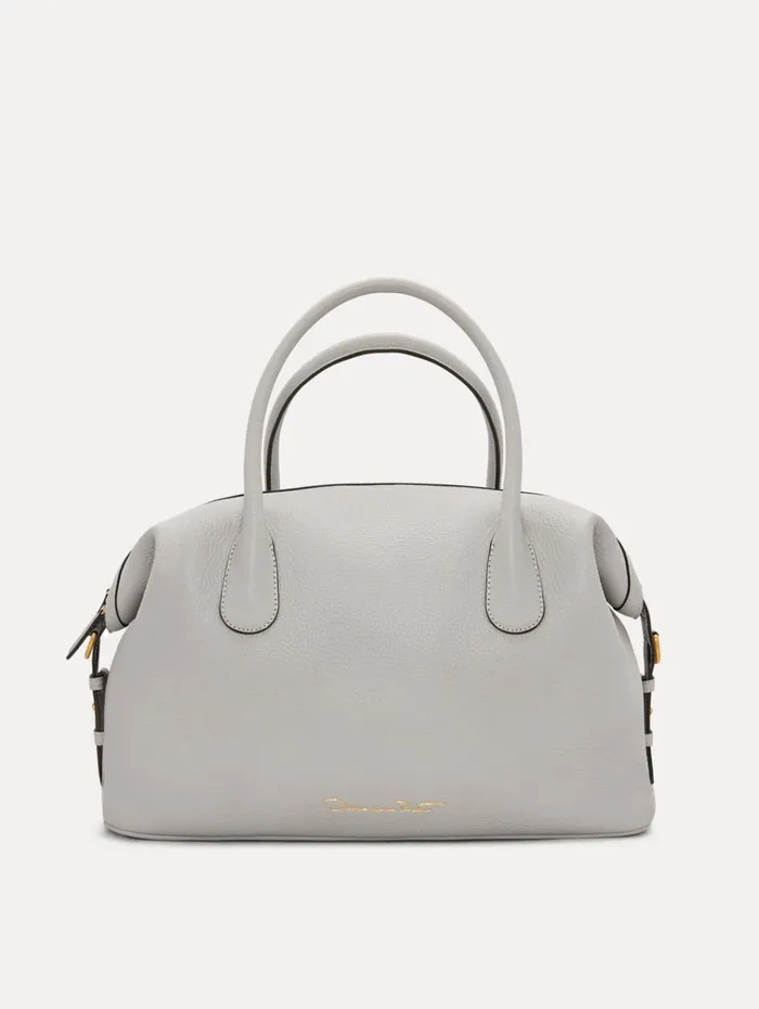 Oscar De La Renta Signature Handbags The Dahlia Grigio Perla 8211 Women Oscar De La Renta Signature Handbags The Dahlia Grigio Perla 8211 Women