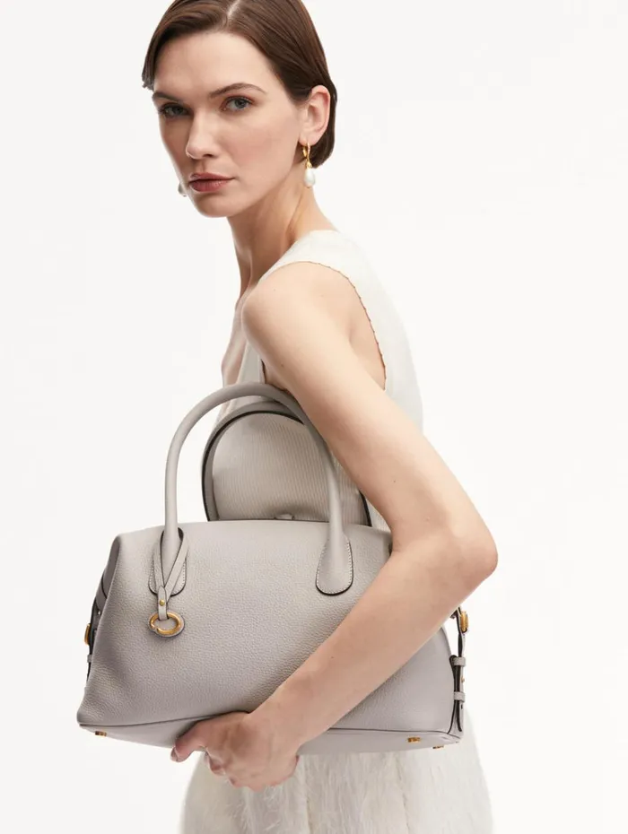 Oscar De La Renta Signature Handbags The Dahlia Grigio Perla 8211 Women Oscar De La Renta Signature Handbags The Dahlia Grigio Perla 8211 Women