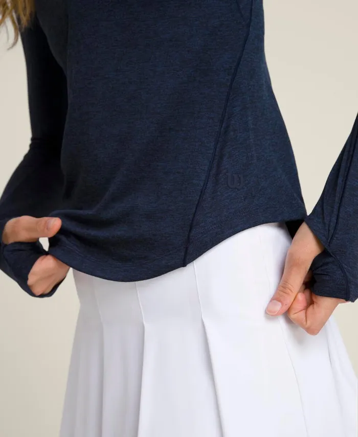 Outerwear All Day Half Zip 8211 Classic Navy Wilson Women