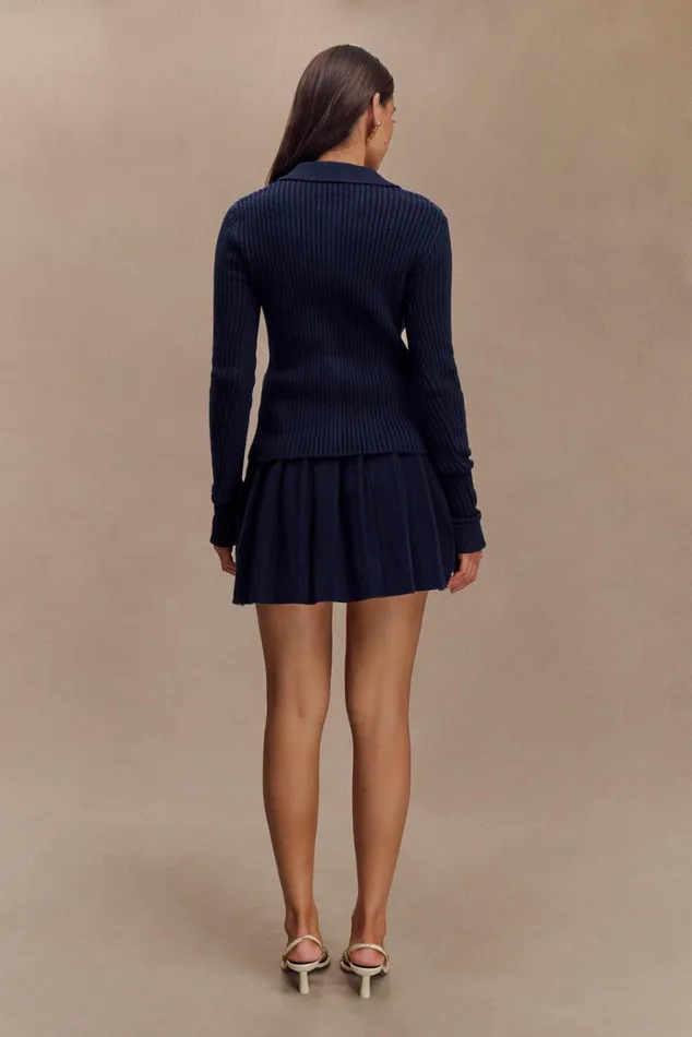 Outerwear Women Meshki Erin Long Sleeve Button Cardigan 8211 Navy