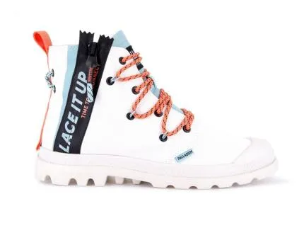 Palladium Boots Men PAMPA LITE LACE IT STAR WHITE Starwhite