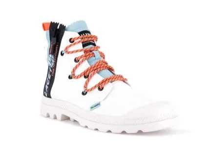 Palladium Boots Men PAMPA LITE LACE IT STAR WHITE Starwhite