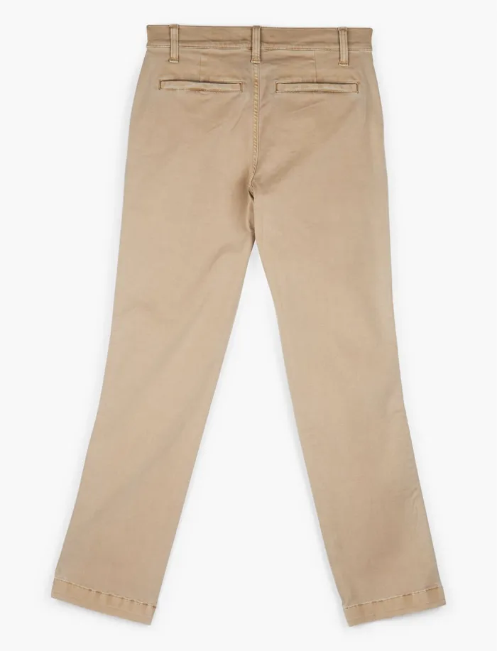 Pants Lucky Brand Women Mid Rise Slim Chino Chinchilla