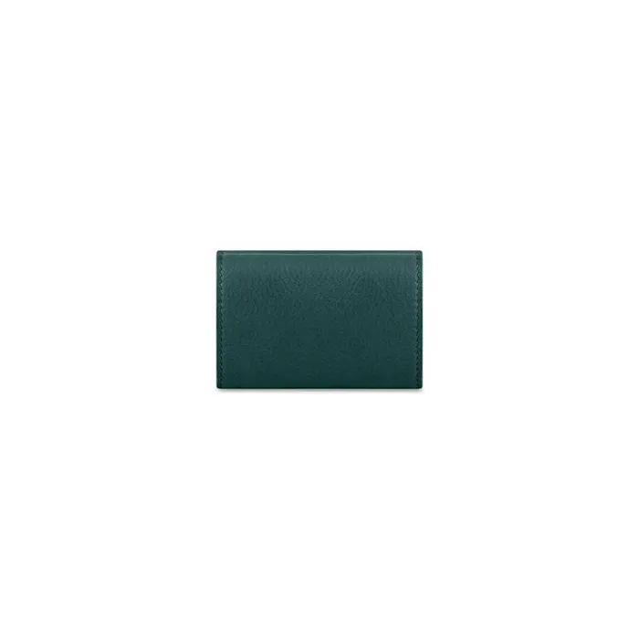 Papier Mini Wallet In Green WomenMen Balenciaga Wallets