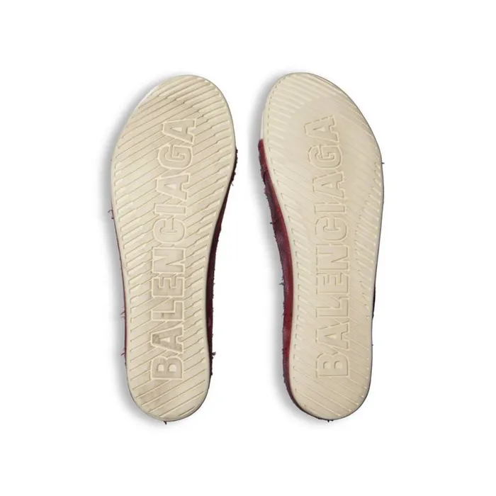 Paris Ultra Flat High Top Sneaker In Red Men Balenciaga Sneakers
