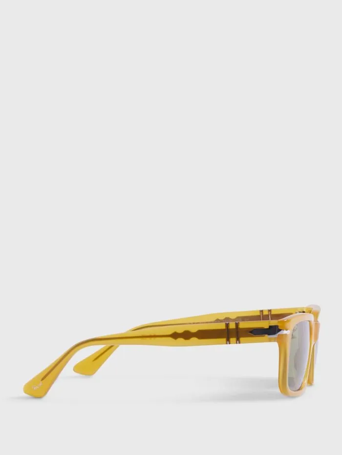 Persol Honey Sunglasses With Green Lens Yellow Men Paul Stuart Sunglasses and Eyewear