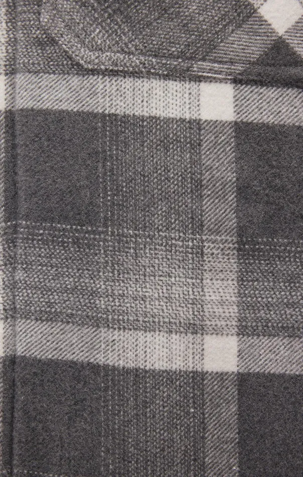 Plaid Hooded Shacket In Black Check Men Mavi Jeans Jackets Plaid Hooded Shacket In Black Check Men Mavi Jeans Jackets