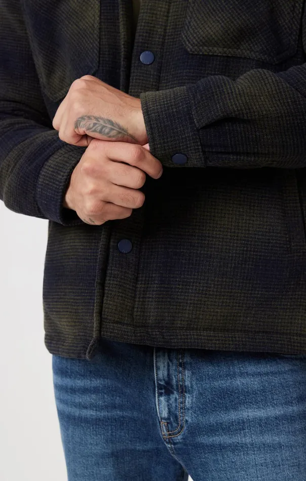 Plaid Shacket In Khaki Check Men Mavi Jeans Shirts Plaid Shacket In Khaki Check Men Mavi Jeans Shirts