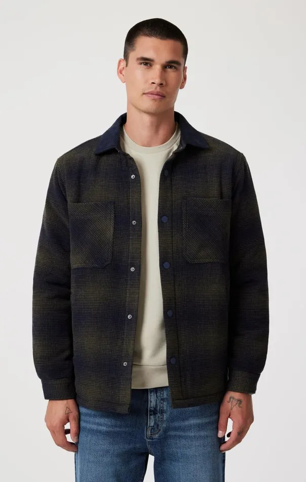 Plaid Shacket In Khaki Check Men Mavi Jeans Shirts Plaid Shacket In Khaki Check Men Mavi Jeans Shirts