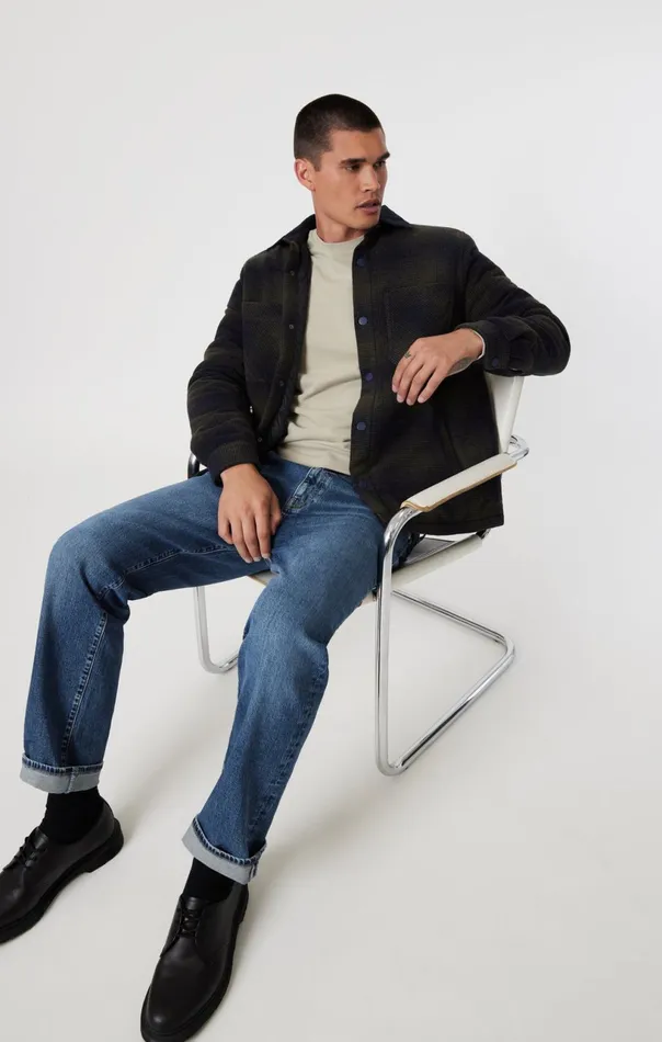 Plaid Shacket In Khaki Check Men Mavi Jeans Shirts Plaid Shacket In Khaki Check Men Mavi Jeans Shirts