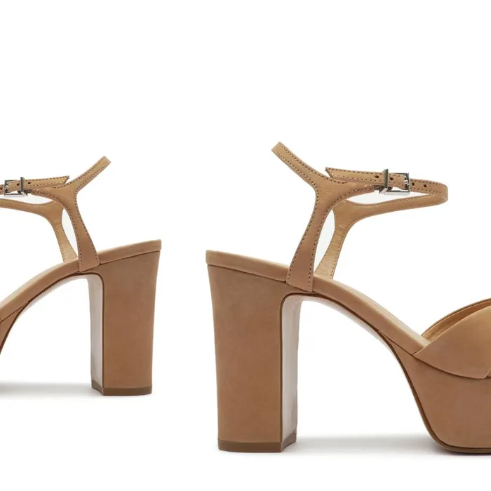 Platforms and Wedges Women Schutz Shoes Keefa Sandal Honey Beige Platforms and Wedges Women Schutz Shoes Keefa Sandal Honey Beige