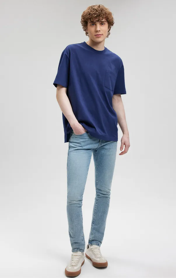 Pocket TShirt In Maritime Blue Men Mavi Jeans TShirts Pocket TShirt In Maritime Blue Men Mavi Jeans TShirts