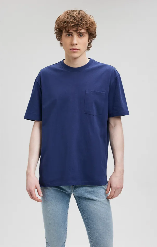Pocket TShirt In Maritime Blue Men Mavi Jeans TShirts Pocket TShirt In Maritime Blue Men Mavi Jeans TShirts
