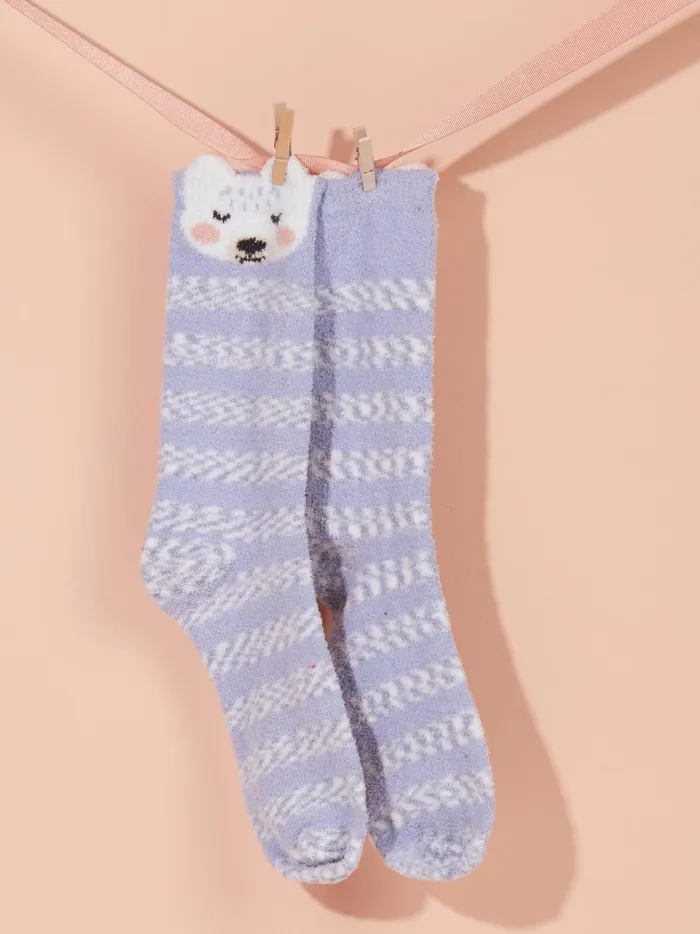 Polar Bear Cozy Socks Zenblue Women Altar039d State Socks