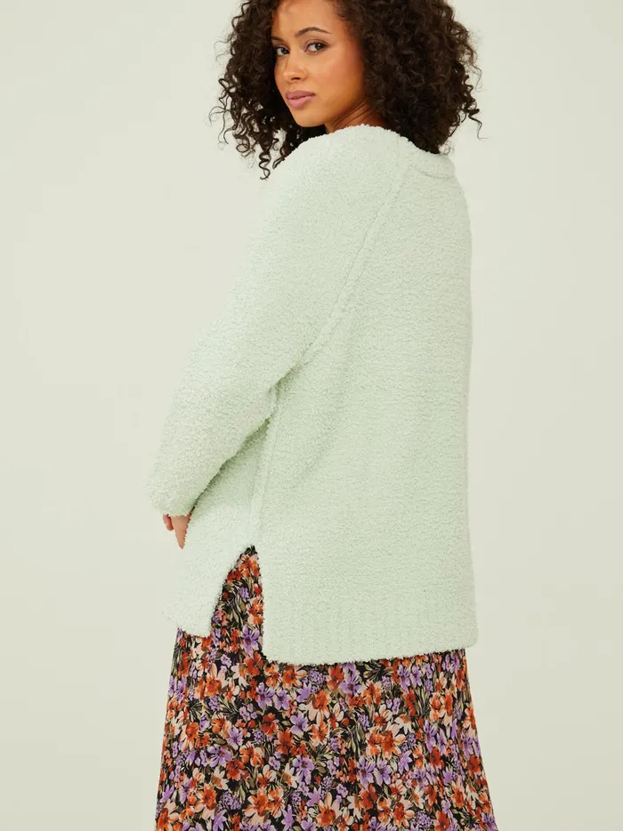 Poppy Fuzzy Sweater Seafoam Women Altar039d State Sweaters